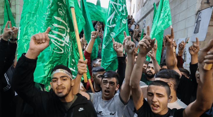 مسيرة حاشدة تساند "حماس"