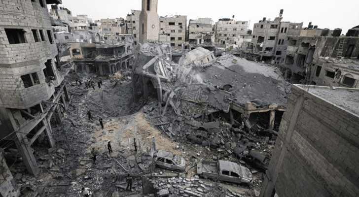 آثار الدمار في غزة
