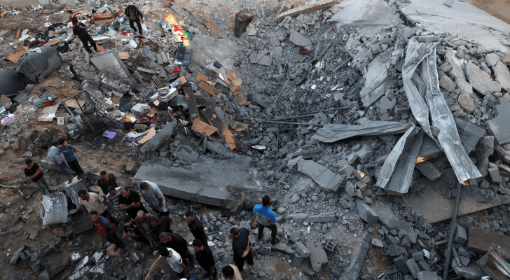 دمار خلفه قصف الاحتلال الإسرائيلي في قطاع غزة