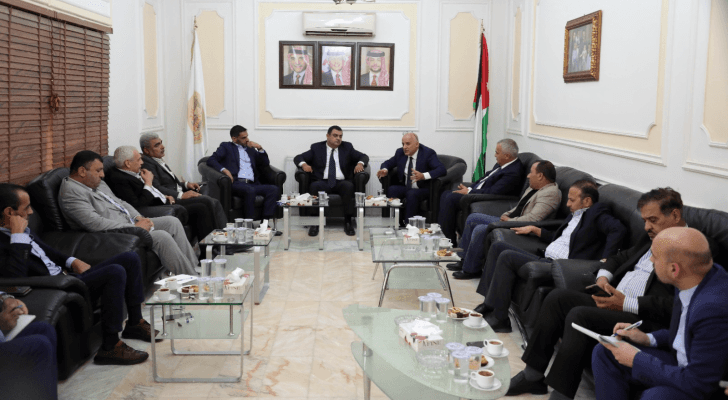 جانب من اللقاء في نقابة الصحفيين
