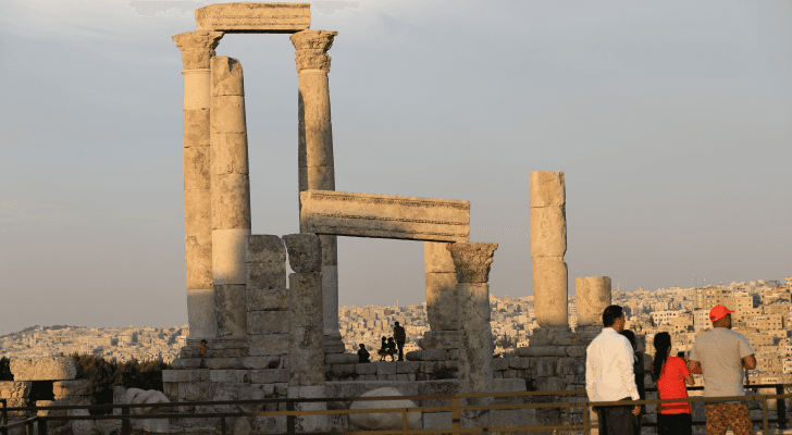 جبل القلعة في العاصمة عمان