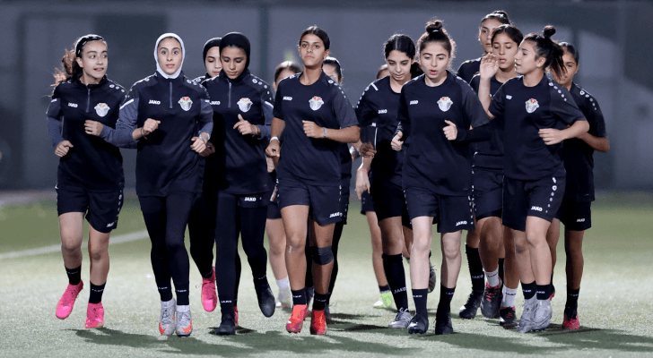 من تدريبات المنتخب الوطني