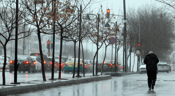 أجواء ماطرة في الأردن "أرشيفية"