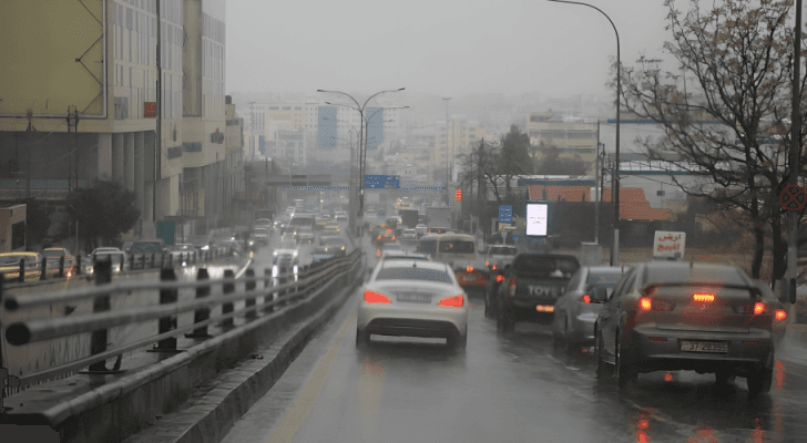 أجواء ماطرة في الأردن "أرشيفية"