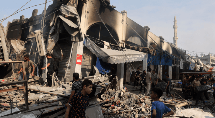 دمار خلفه قصف الاحتلال الإسرائيلي في قطاع غزة