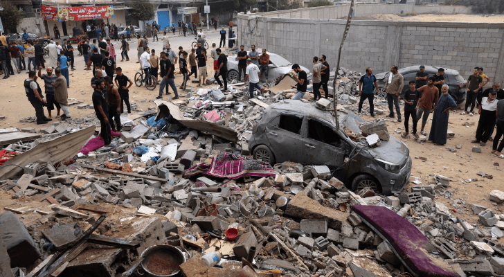 دمار خلفه قصف الاحتلال الإسرائيلي في قطاع غزة