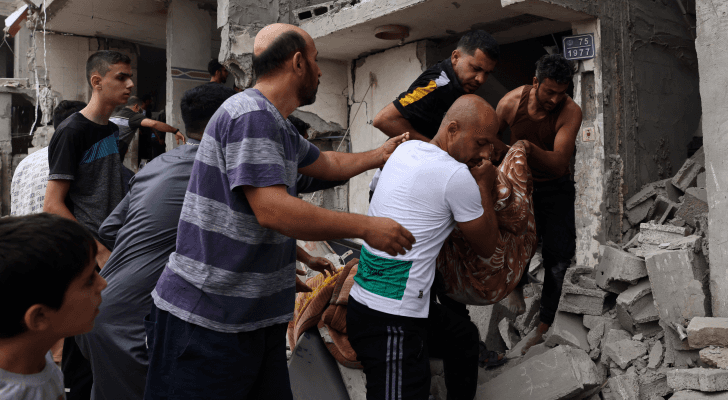 الصورة من قصف الاحتلال لقطاع غزة