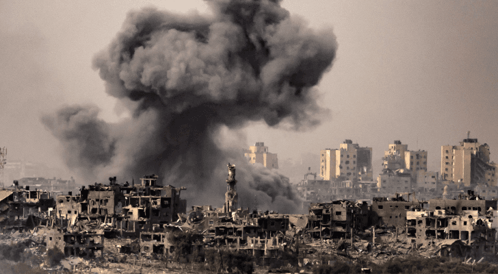 الصورة من قصف الاحتلال لقطاع غزة