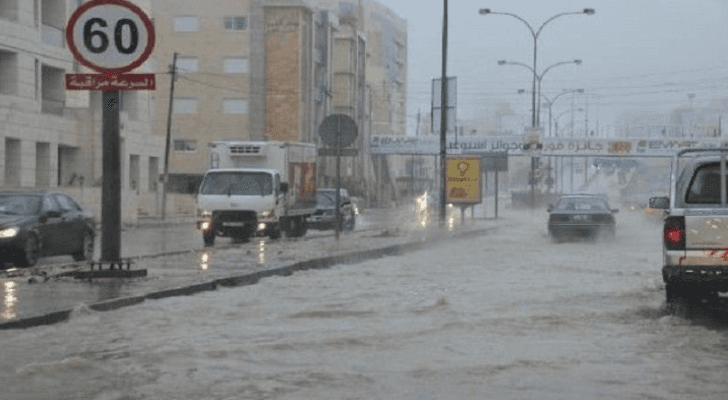 أمطار في الأردن