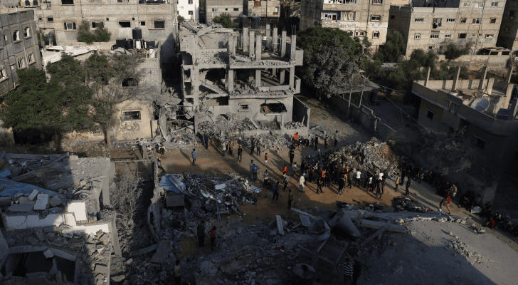 دمار خلفه قصف الاحتلال الإسرائيلي في قطاع غزة