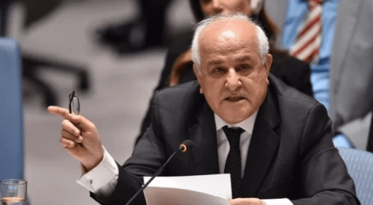 مندوب فلسطين بمجلس الأمن السفير رياض منصور