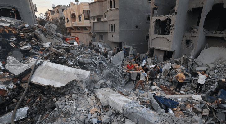 الصورة من قصف الاحتلال لقطاع غزة