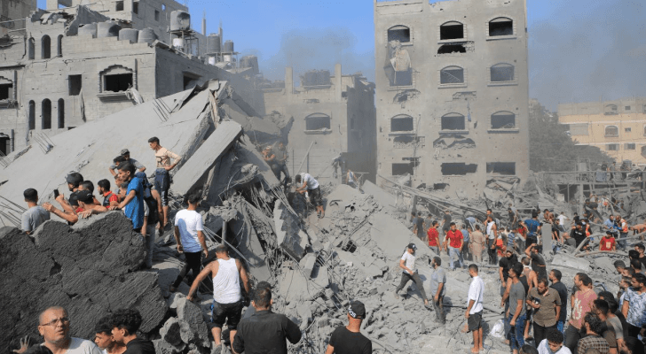 دمار خلفه الاحتلال جراء القصف المتواصل على قطاع غزة