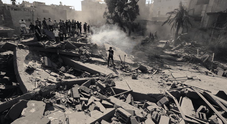 دمار خلفه قصف الاحتلال الإسرائيلي في قطاع غزة