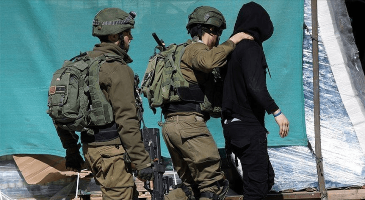 اعتقال فلسطيني في الضفة الغربية - أرشيفية