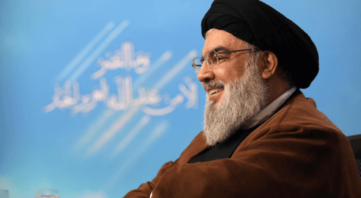 زعيم حزب الله السيد حسن نصر الله