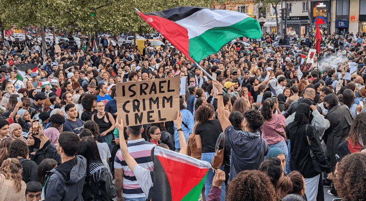 مظاهرة لنصرة فلسطين في باريس