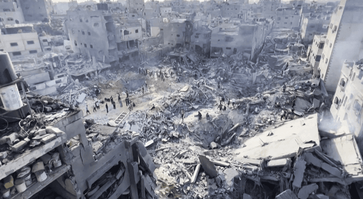 الصورة من قصف الاحتلال لقطاع غزة