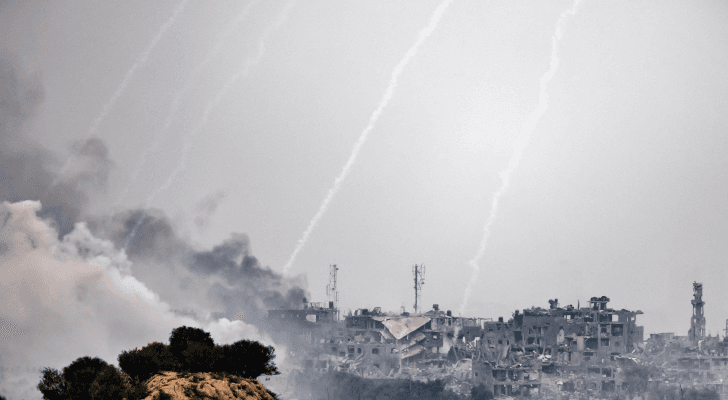صواريخ المقاومة الفلسطينية أطلقت من قطاع غزة