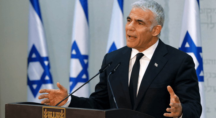 يائير لابيد زعيم المعارضة في تل أبيب