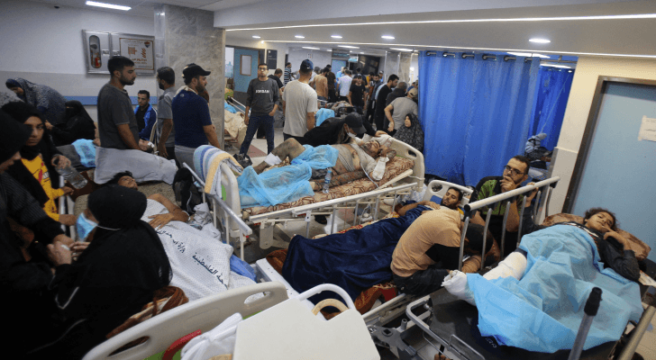 من داخل أحد المستشفيات في قطاع غزة