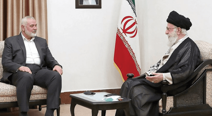 خامنئي وإسماعيل هنية