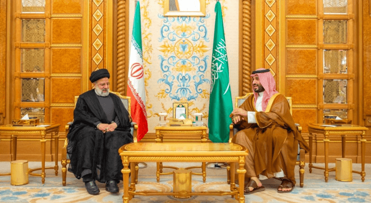 ولي العهد السعودي والرئيس الإيراني