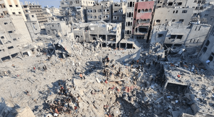 دمار خلفه قصف الاحتلال الإسرائيلي في قطاع غزة