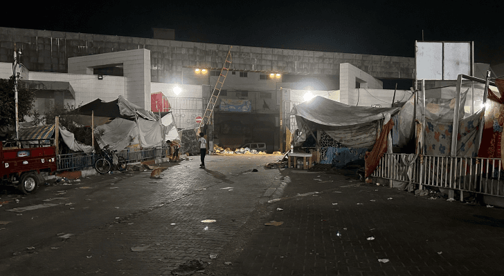 محيط مستشفى الشفاء في غزة