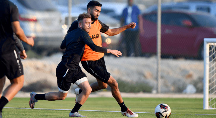 من تدريبات المنتخب الوطني