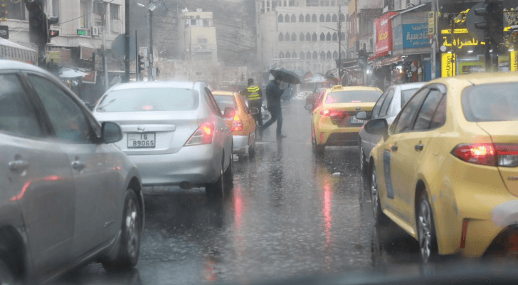 أمطار في العاصمة عمان
