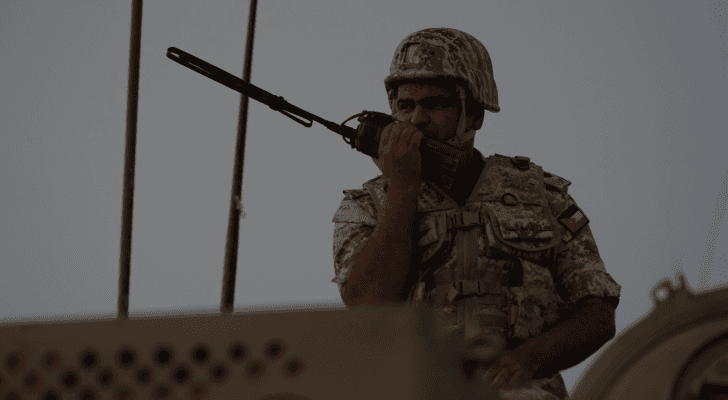 أحد أفراد القوات الجسلحة الأردني - الجيش العربي