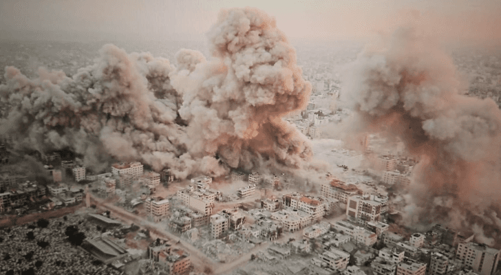 لحظة تدمير الأنفاق كما زعم جيش الاحتلال