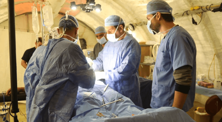 طواقم المستشفى الميداني الأردني 2 في غزة