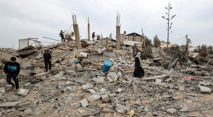 الصورة من الدمار الذي خلفه الاحتلال في غزة