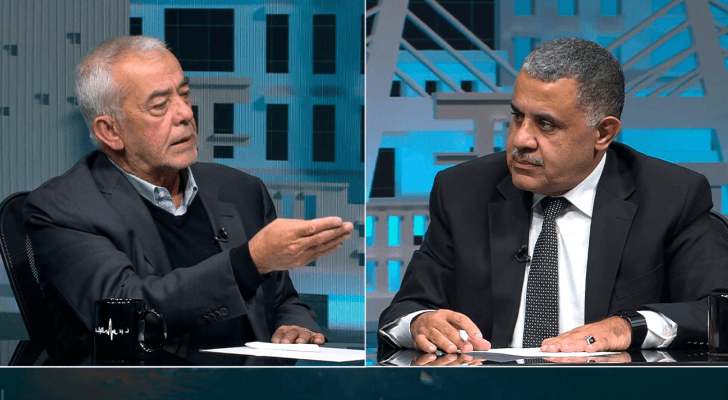 نقيب تجار ومصدري الخضار والفواكة سعدي أبو حماد وعبدالله عكاش الزبن رئيس جمعية مصدري ومنتجي الخضار والفواكة