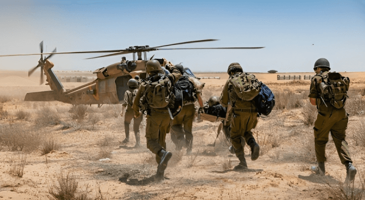 اخلاء قتلى ومصابين في صفوفوة جيش الاحتلال من غزة