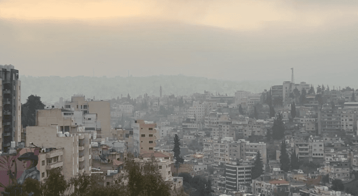 ضباب في العاصمة عمان