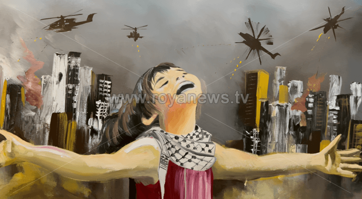 لوحة في جمعية آيلة للثقافة والفنون