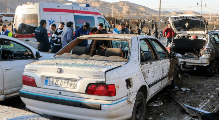 لقطة من موقع الهجوم الإرهابي في إيران