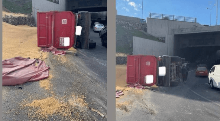 حادث تدهور الشاحنة