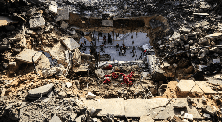 آثار الدمار في غزة