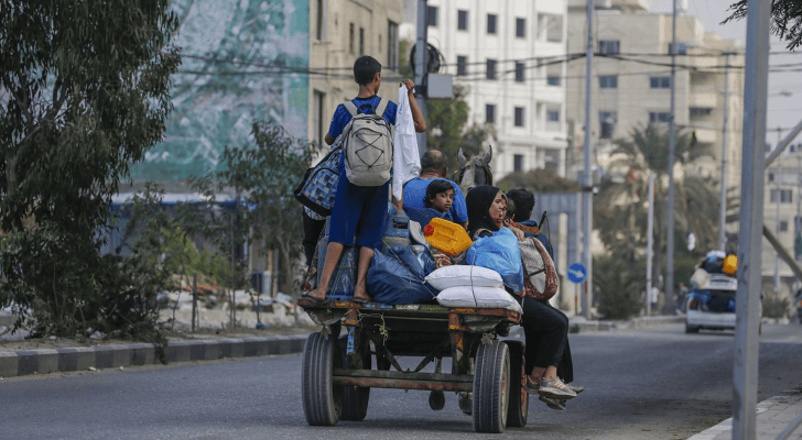 نازحون في قطاع غزة