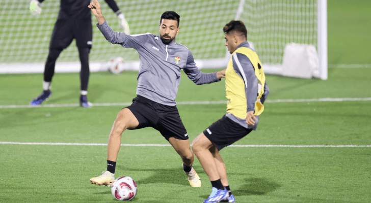من تدريبات المنتخب الوطني