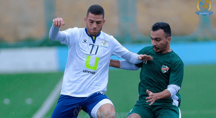 من مباراة الفيصلي والأهلي