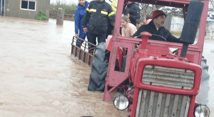 السيول في العاصمة اللبنانية بيروت