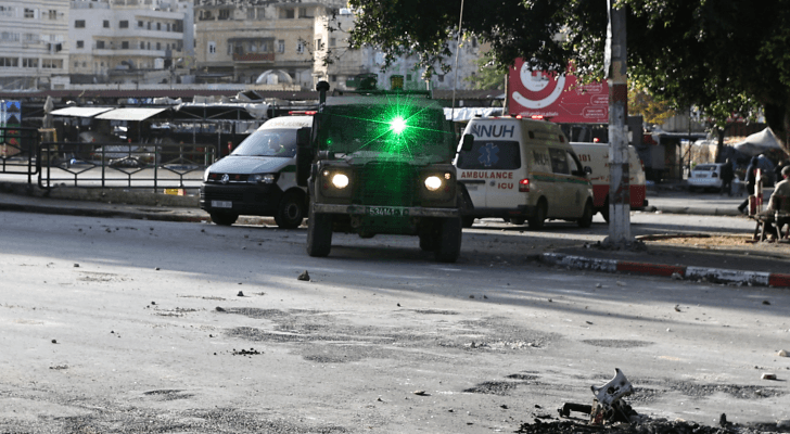 آلية عسكرية تابعة لقوات الاحتلال الإسرائيلي