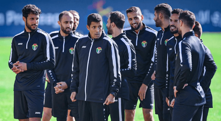 من تدريبات المنتخب الوطني