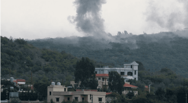 صورة من المعارك الدائرة جنوبي لبنان