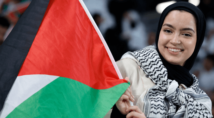 مشجعة فلسطينية